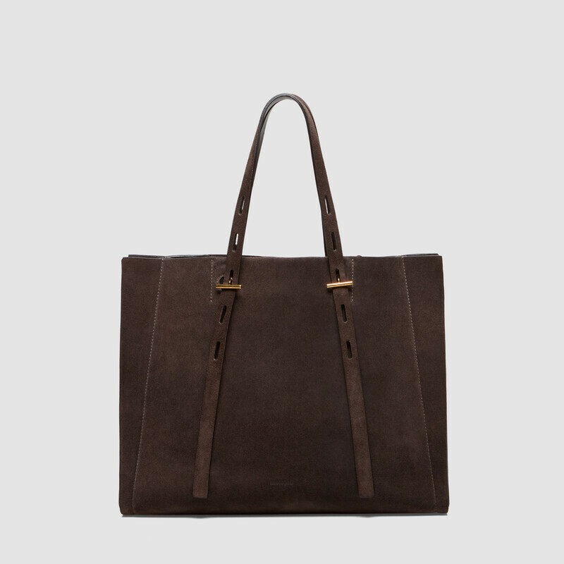 MINOBOSSI Borse PAULA IN SUEDE   testa di moro