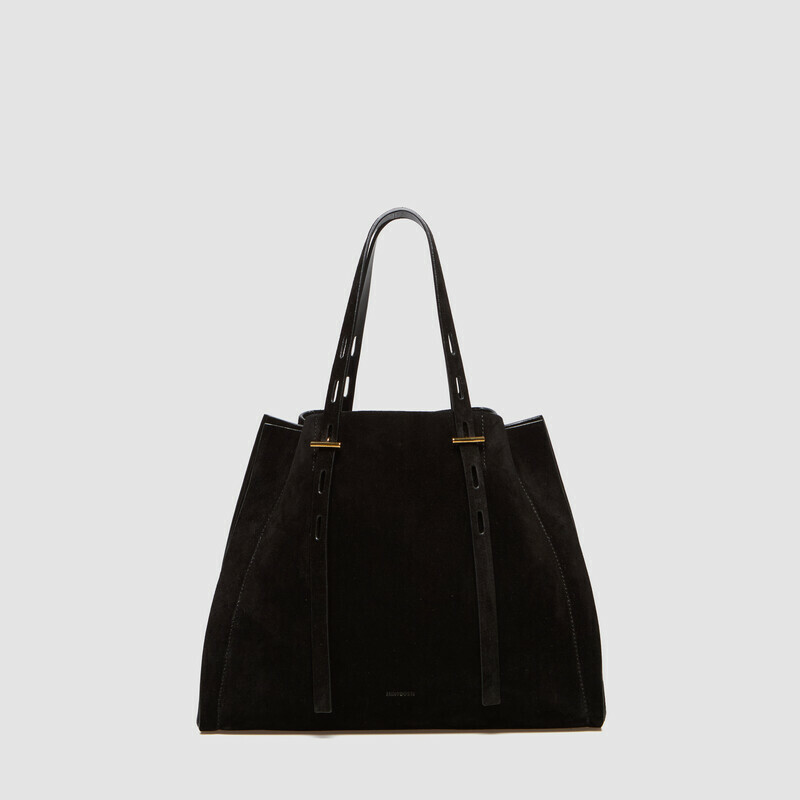 MINOBOSSI Borse PAULETTE IN SUEDE   nero