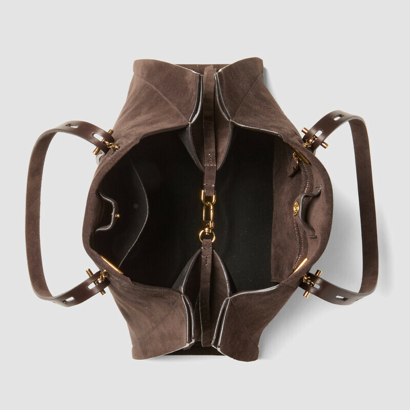 MINOBOSSI Borse PAULETTE IN SUEDE   testa di moro