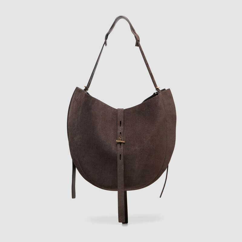 MINOBOSSI Borse Liz in suede   testa di moro