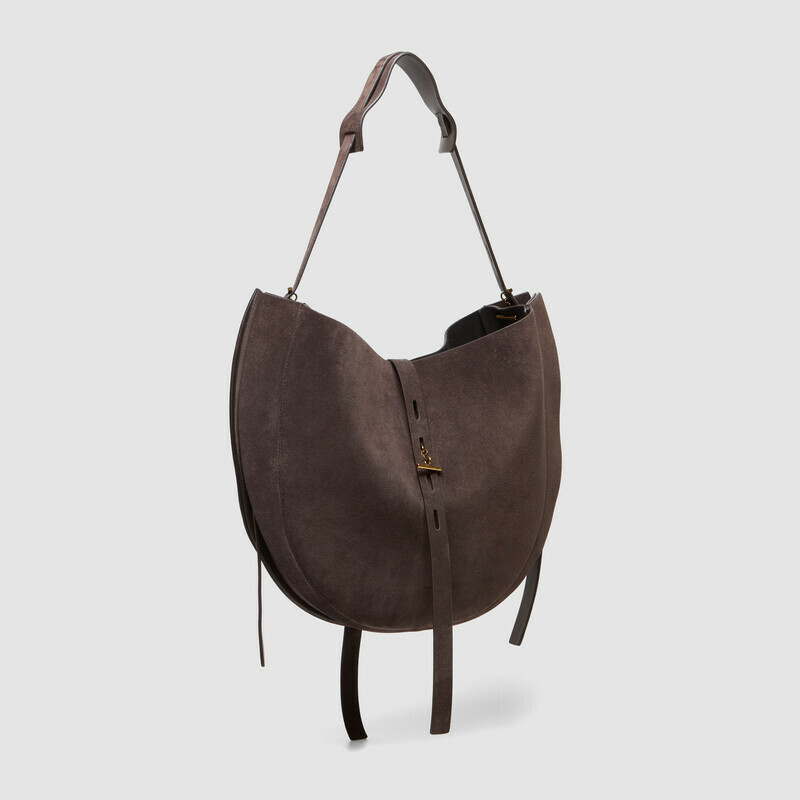 MINOBOSSI Borse Liz in suede   testa di moro