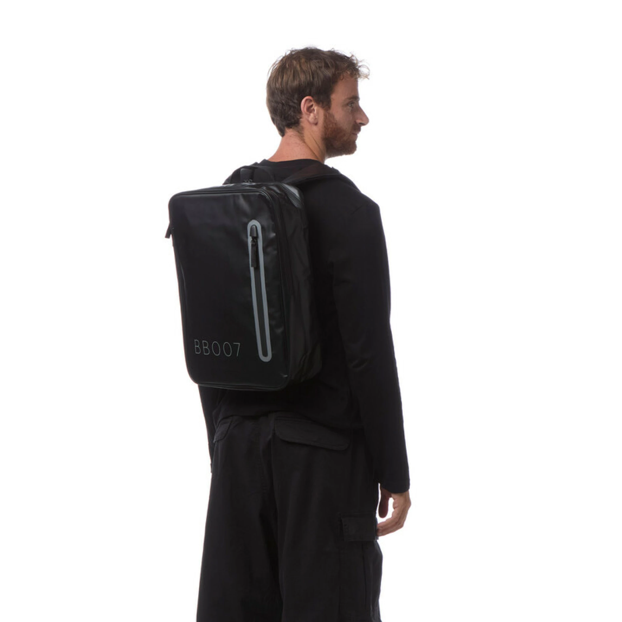 BAYBAG Zaini Zaino Waterproof con cerniera 14 Litri   nero