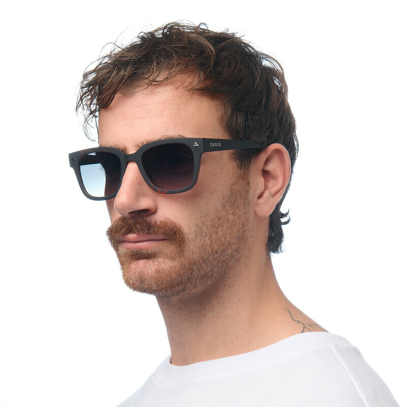 OKKIA Sol Giovanni   Havana Black (lentes verdes)