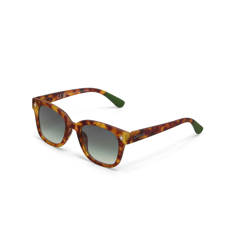 OKKIA Sol Giovanni   Sahara Havana (lentes verdes)
