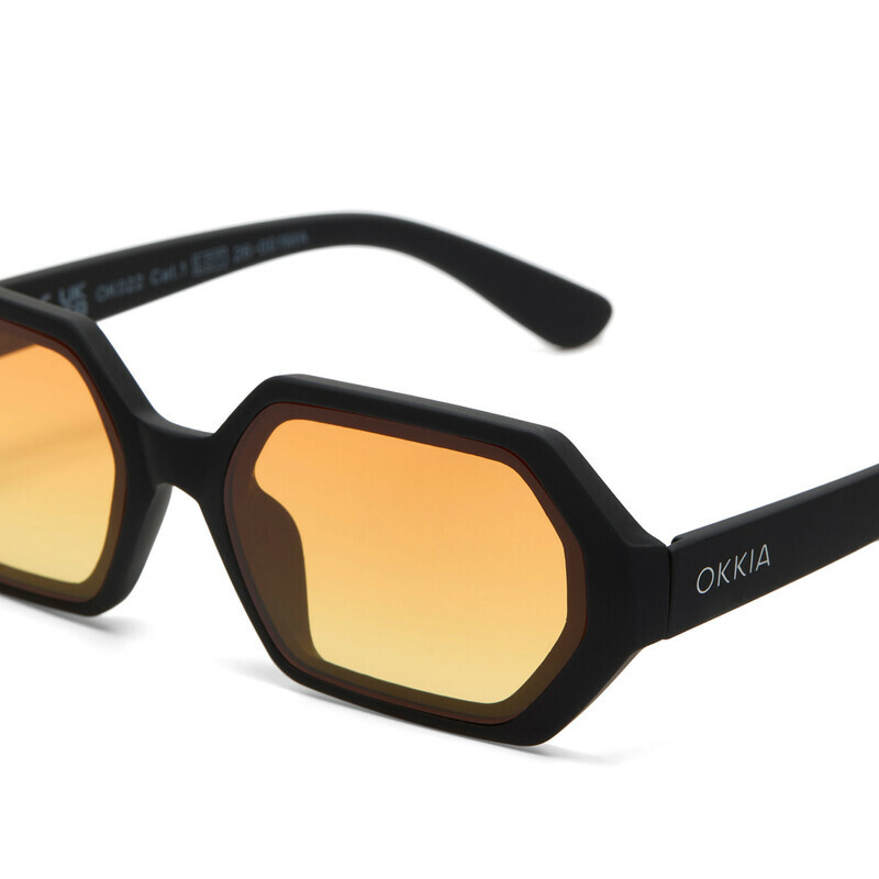OKKIA Sol Andrea   Negro (lentes amarillas)