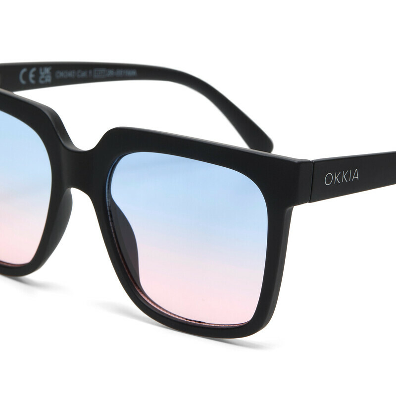 OKKIA Sun Roma   Black (blue/pink lenses)