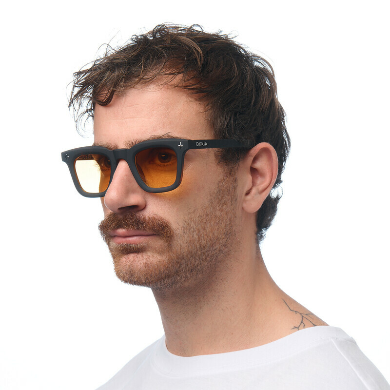 OKKIA Sun Firenze   Havana Black (yellow lenses)