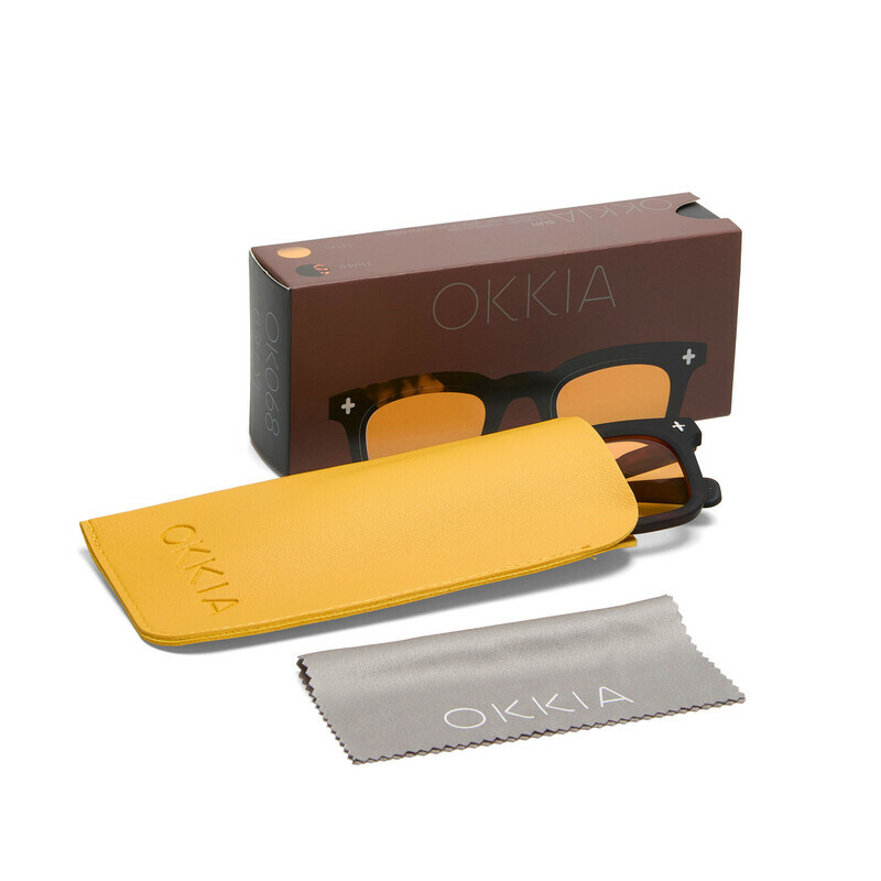 OKKIA Sun Firenze   Havana Black (yellow lenses)