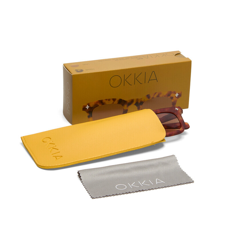 OKKIA Sun Firenze   Sahara Havana (brown lenses)
