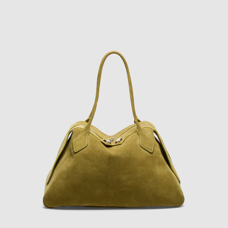 MINOBOSSI Borse ABIGAIL IN SUEDE   verde malva