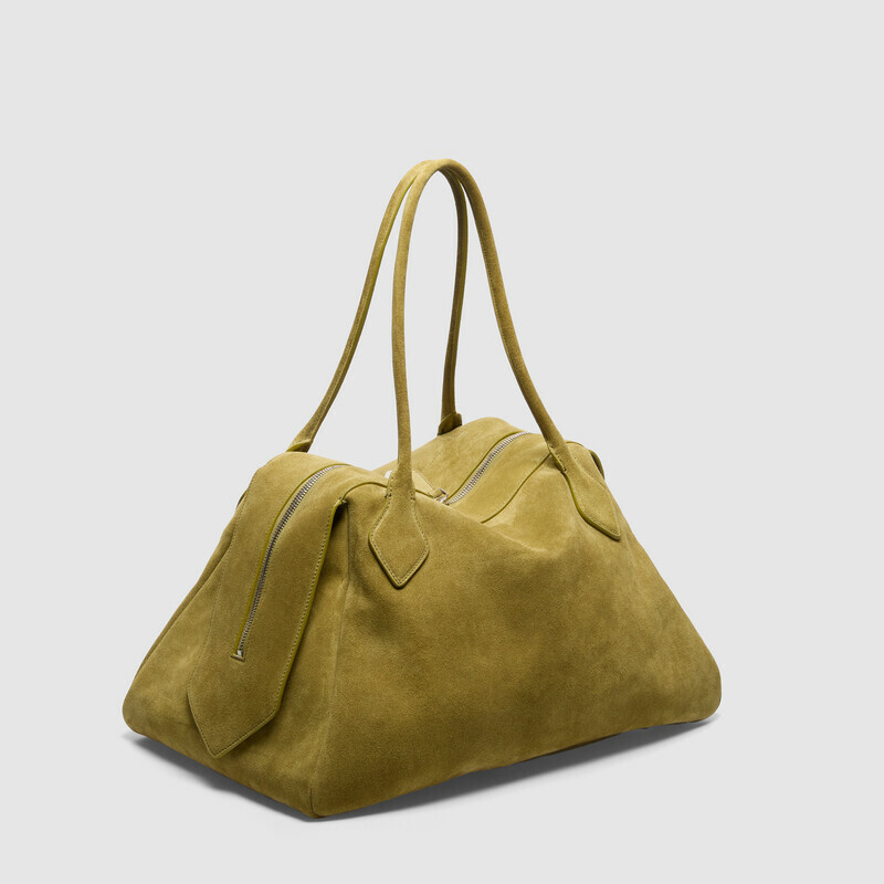 MINOBOSSI Borse ABIGAIL IN SUEDE   verde malva