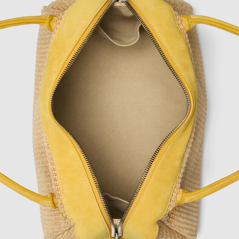 MINOBOSSI Borse ABIGAIL IN RAFIA   banana