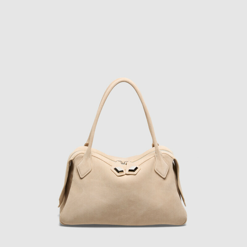 MINOBOSSI Bags ADELE IN SUEDE   milk white