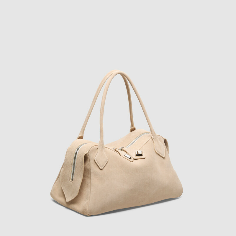 MINOBOSSI Bags ADELE IN SUEDE   milk white