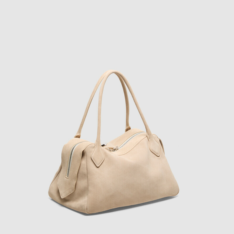 MINOBOSSI Bags ADELE IN SUEDE   milk white