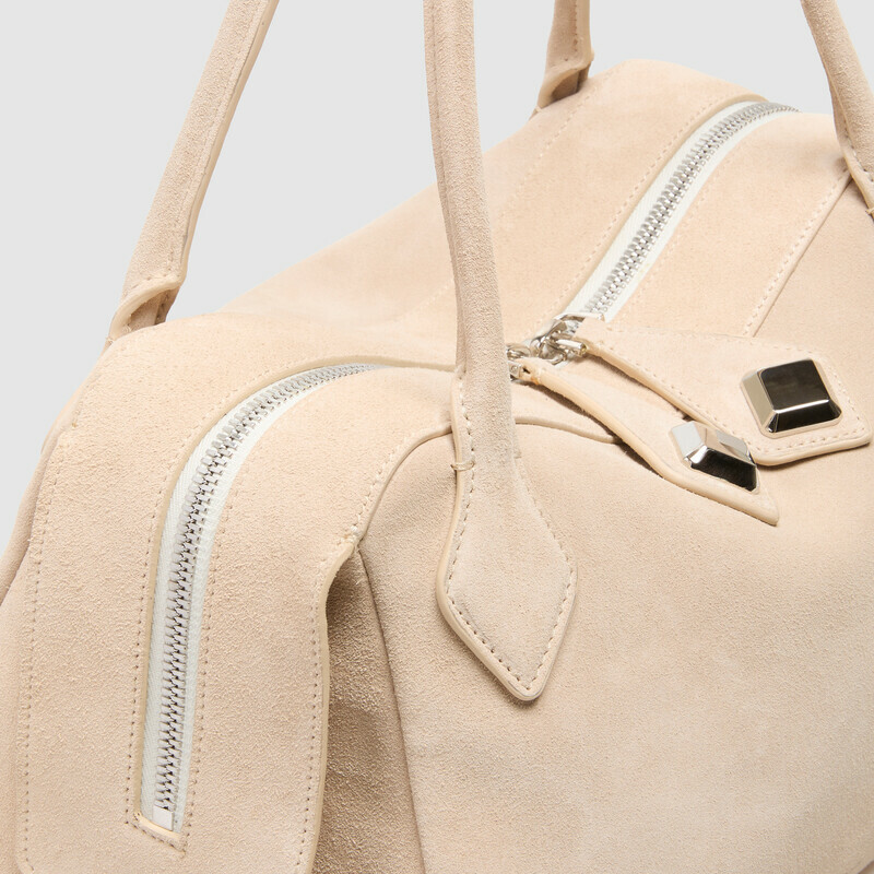 MINOBOSSI Bags ADELE IN SUEDE   milk white