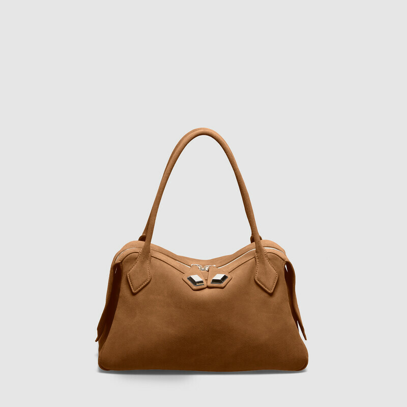 MINOBOSSI Bags ADELE IN SUEDE   rose gold