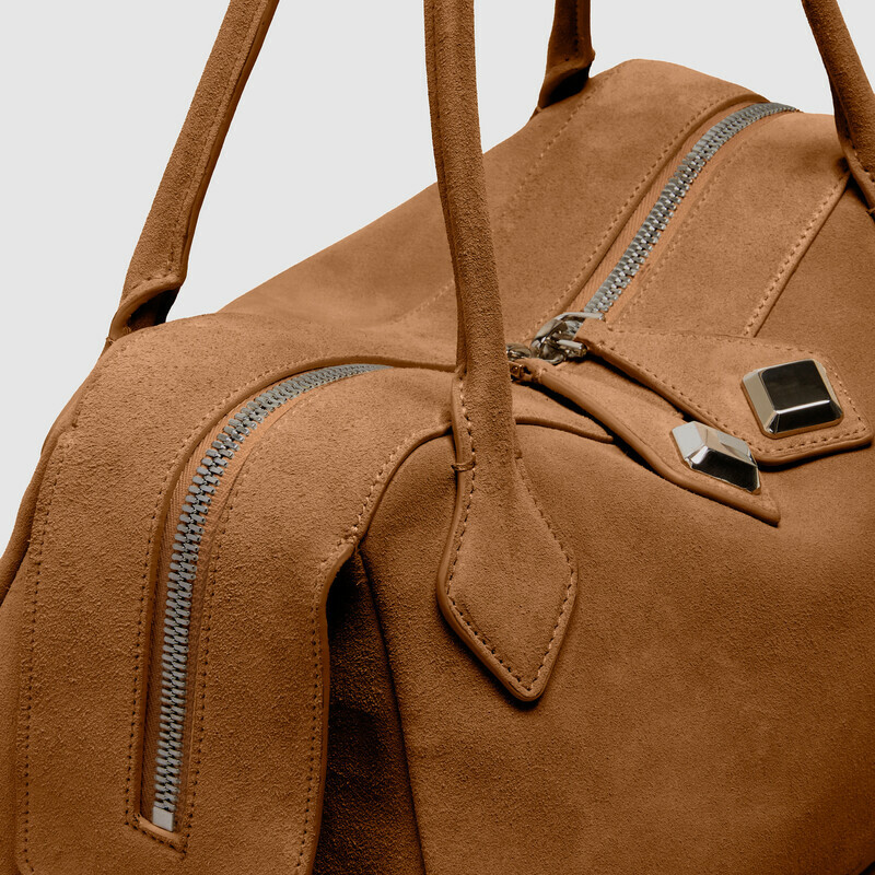 MINOBOSSI Bags ADELE IN SUEDE   rose gold