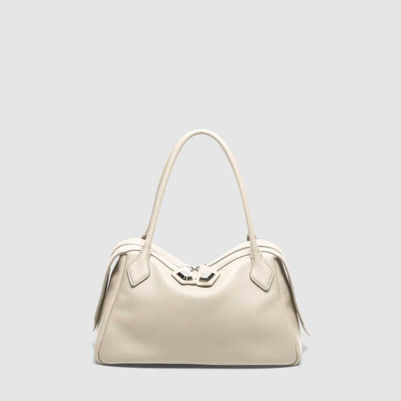 MINOBOSSI Borse ADELE IN VITELLO GRANATO   latte