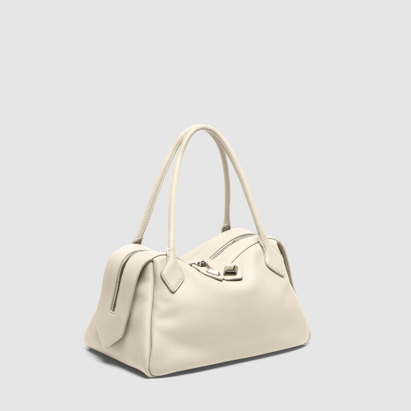 MINOBOSSI Borse ADELE IN VITELLO GRANATO   latte