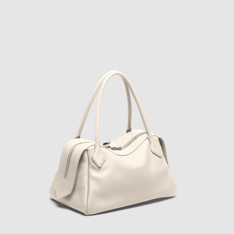 MINOBOSSI Borse ADELE IN VITELLO GRANATO   latte