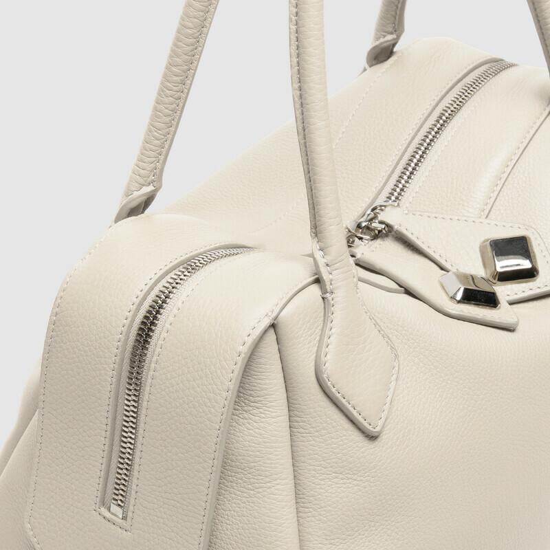 MINOBOSSI Borse ADELE IN VITELLO GRANATO   latte