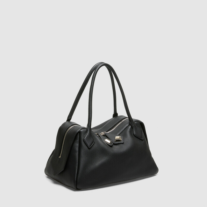 MINOBOSSI Borse ADELE IN VITELLO GRANATO   nero