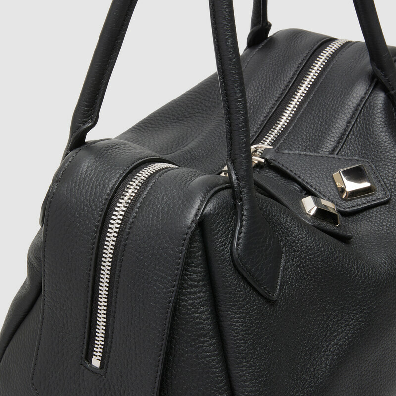 MINOBOSSI Borse ADELE IN VITELLO GRANATO   nero