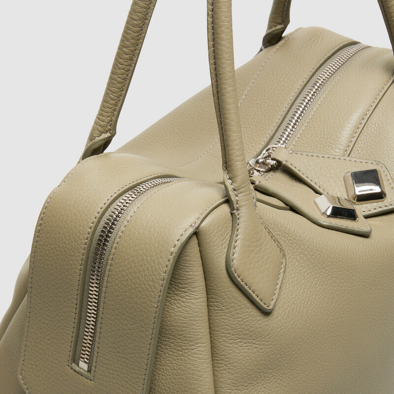 MINOBOSSI Borse ADELE IN VITELLO GRANATO   verde malva