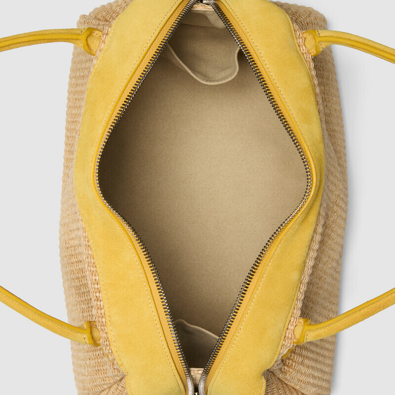 MINOBOSSI Borse ADELE IN RAFIA   banana