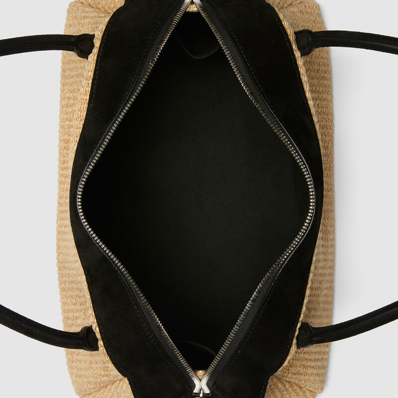 MINOBOSSI Borse ADELE IN RAFIA   nero