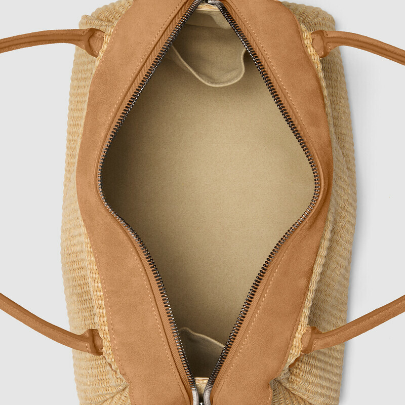 MINOBOSSI Borse ADELE IN RAFIA   rose gold