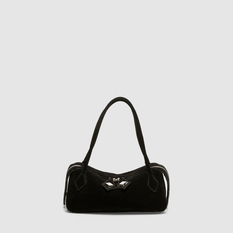 MINOBOSSI Borse ANNA IN SUEDE   nero