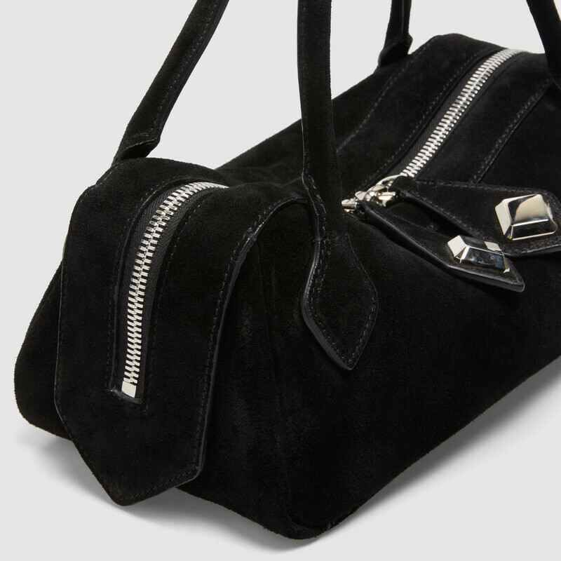 MINOBOSSI Borse ANNA IN SUEDE   nero