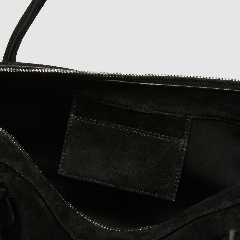 MINOBOSSI Borse ANNA IN SUEDE   nero