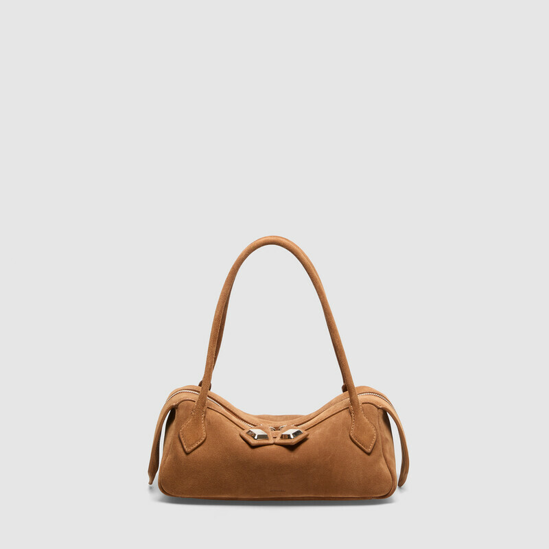 MINOBOSSI Borse ANNA IN SUEDE   rose gold