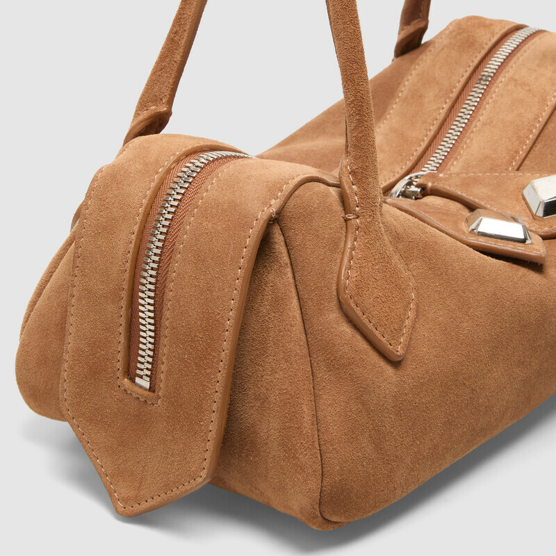 MINOBOSSI Borse ANNA IN SUEDE   rose gold