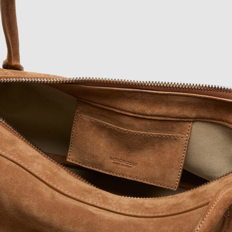 MINOBOSSI Borse ANNA IN SUEDE   rose gold