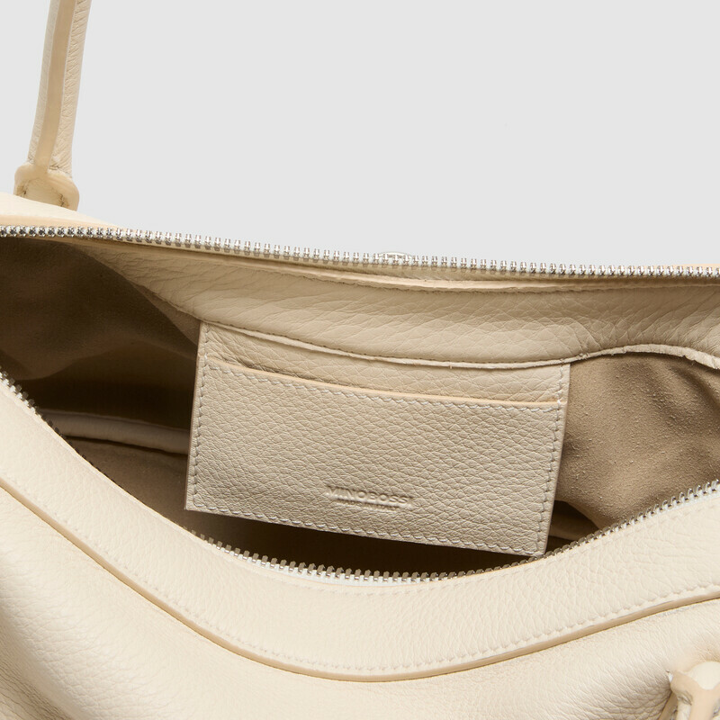 MINOBOSSI Borse ANNA IN VITELLO GRANATO   latte