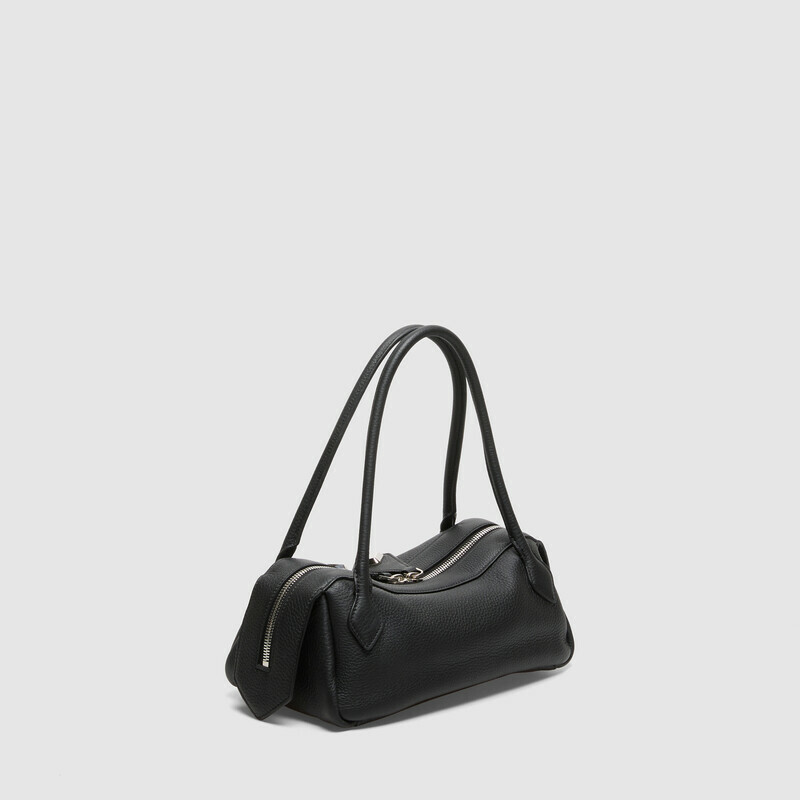 MINOBOSSI Borse ANNA IN VITELLO GRANATO   nero