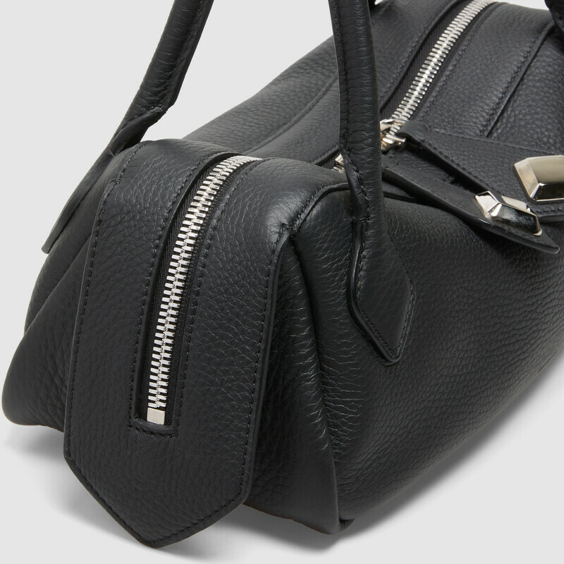 MINOBOSSI Borse ANNA IN VITELLO GRANATO   nero