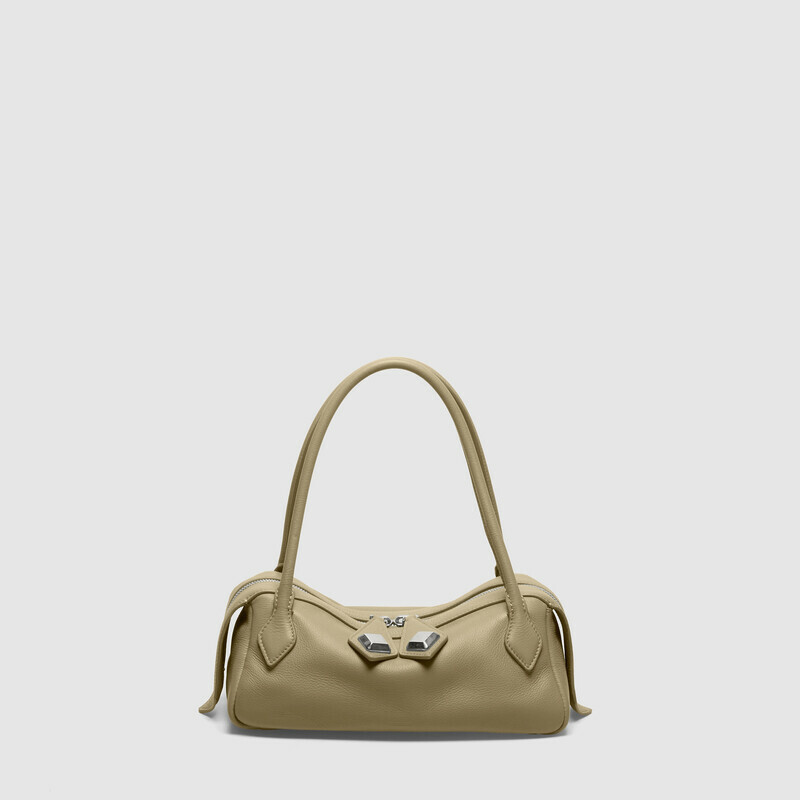 MINOBOSSI Borse ANNA IN VITELLO GRANATO   verde malva