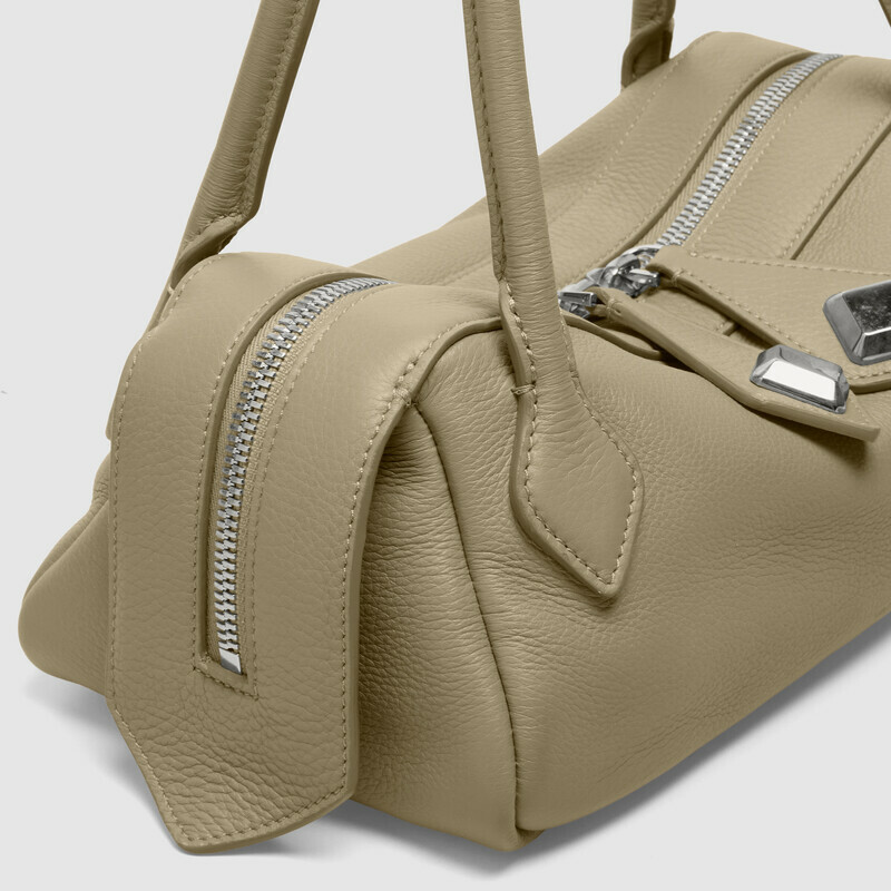 MINOBOSSI Borse ANNA IN VITELLO GRANATO   verde malva