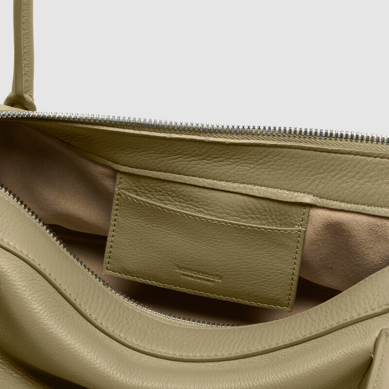 MINOBOSSI Borse ANNA IN VITELLO GRANATO   verde malva