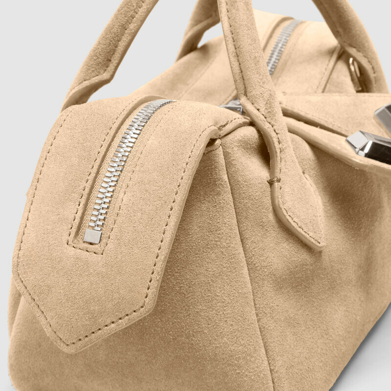 MINOBOSSI Bags ALICE IN SUEDE   milk white