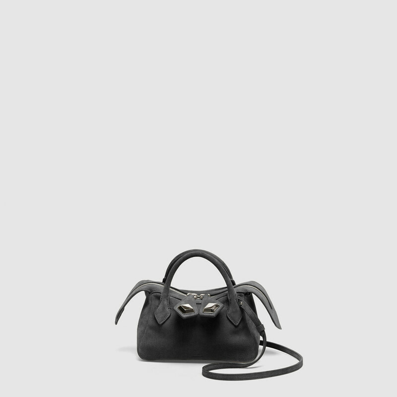 MINOBOSSI Bags ALICE IN SUEDE   black