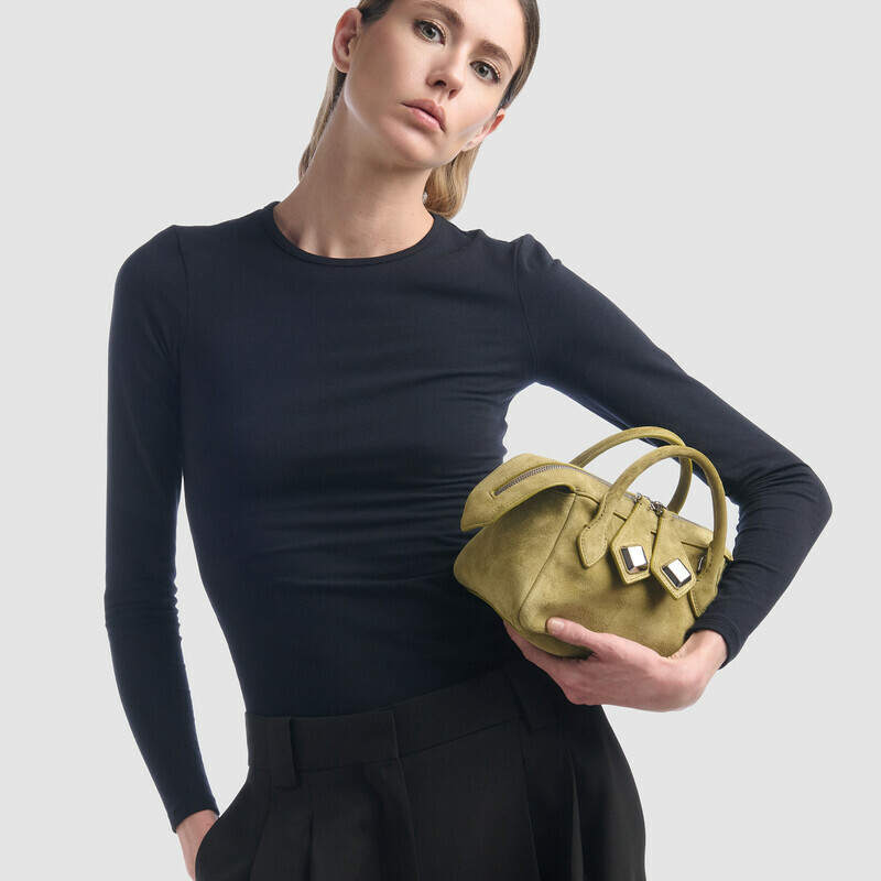 MINOBOSSI Bags ALICE IN SUEDE   mauve green