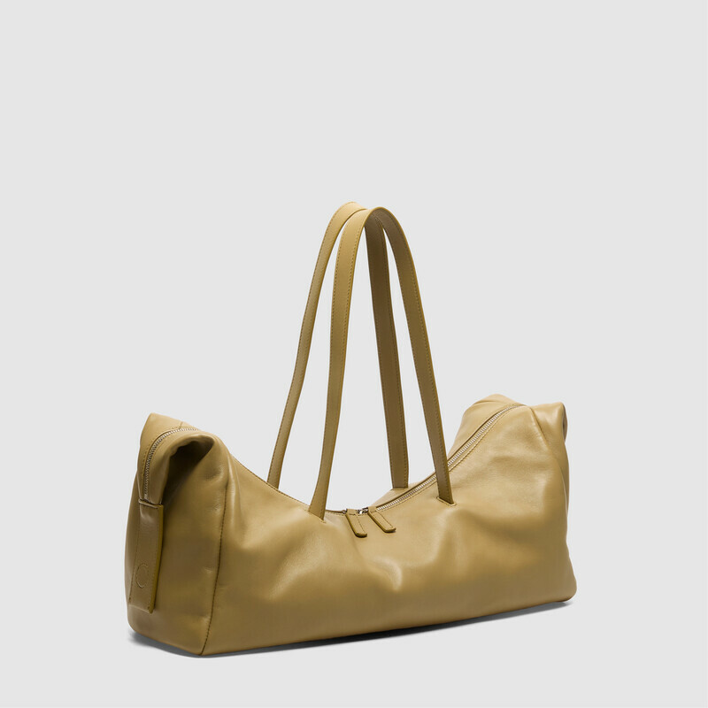 MINOBOSSI Borse JASMINE IN NAPPA   verde malva