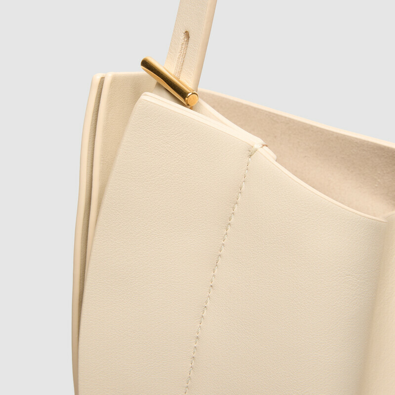 MINOBOSSI Borse LIZZIE IN VITELLO LISCIO   latte