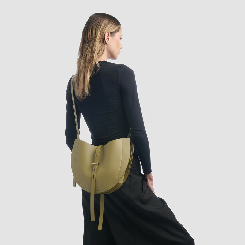 MINOBOSSI Borse LIZZIE IN VITELLO LISCIO   verde malva